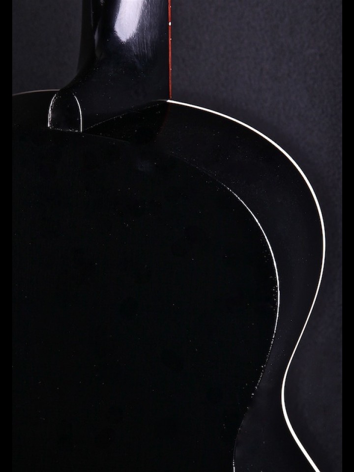 '30s Era Acoustic with Jet Black Satin Finish